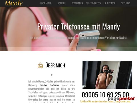 mehr Information : Privater Telefonsex mit dem Bizarr Luder Mandy